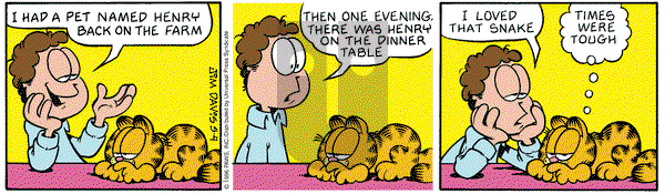 Garfield on Saturday May 4, 1996 Comic Strip