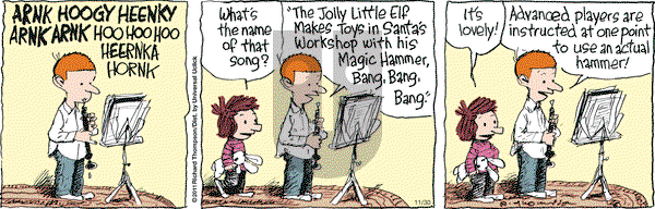Cul de Sac on Wednesday November 30, 2016 Comic Strip