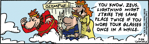 Frank and Ernest - Thursday July 24, 2008 Comic Strip