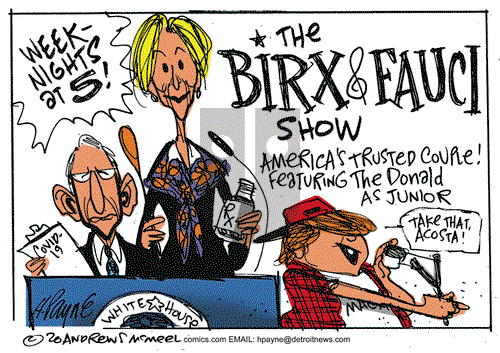 Henry Payne on Friday April 3, 2020 Comic Strip