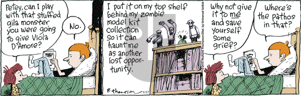 Cul de Sac on Saturday January 17, 2015 Comic Strip