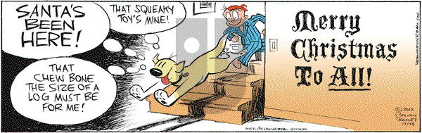 Red and Rover on Tuesday December 25, 2012 Comic Strip