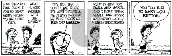 Grand Avenue on Wednesday July 11, 2001 Comic Strip