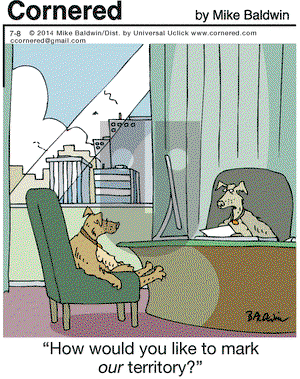 Cornered on Tuesday July 8, 2014 Comic Strip