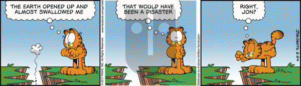 Garfield on Friday February 24, 2017 Comic Strip