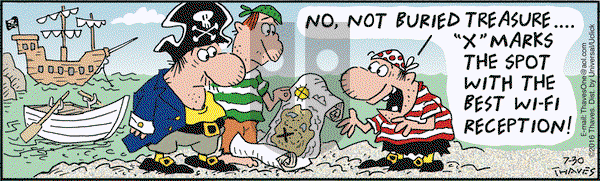 Frank and Ernest on Saturday July 30, 2016 Comic Strip