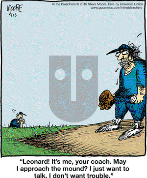 In the Bleachers on Wednesday May 13, 2015 Comic Strip