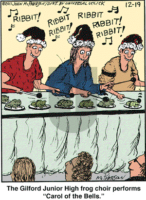 Close to Home on Monday December 19, 2011 Comic Strip