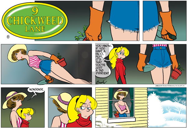 9 Chickweed Lane - Sunday February 22, 2004 Comic Strip