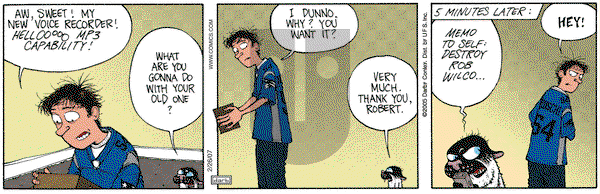 Get Fuzzy on Monday February 26, 2007 Comic Strip