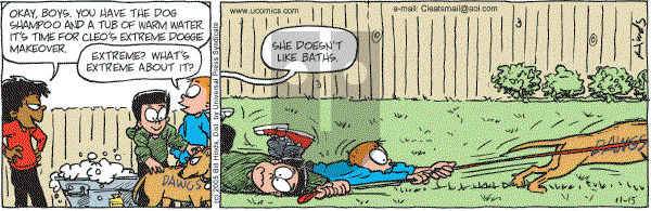 Cleats - Tuesday November 15, 2005 Comic Strip