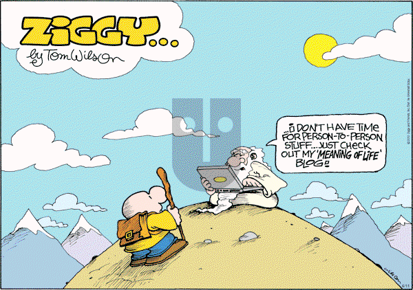 Ziggy - Sunday April 11, 2010 Comic Strip