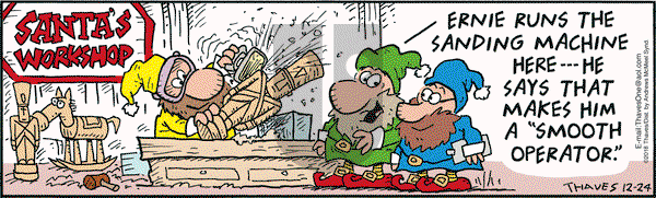 Frank and Ernest on Monday December 24, 2018 Comic Strip