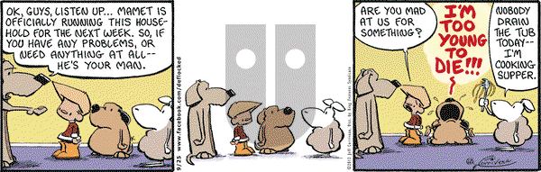 DeFlocked on Tuesday September 25, 2012 Comic Strip