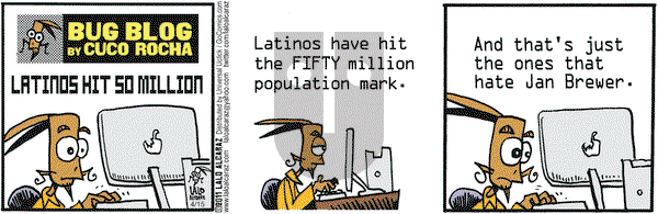 La Cucaracha on Friday April 15, 2011 Comic Strip