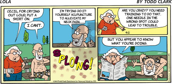 Lola on Sunday September 6, 2015 Comic Strip