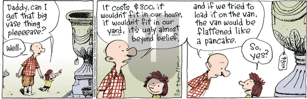 Cul de Sac on Thursday August 31, 2017 Comic Strip