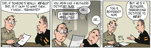 Luann on Saturday October 18, 2003 Comic Strip