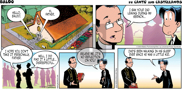 Baldo - Sunday February 22, 2009 Comic Strip
