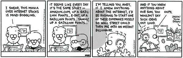 FoxTrot on Monday January 11, 1999 Comic Strip