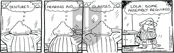 Lola on Monday March 4, 2002 Comic Strip