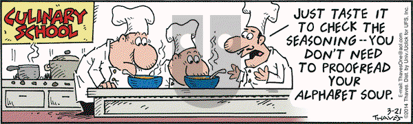 Frank and Ernest on Friday March 21, 2014 Comic Strip