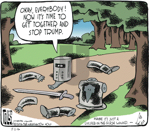 Tom Toles on Monday May 2, 2016 Comic Strip