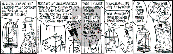Monty on Tuesday April 24, 2001 Comic Strip