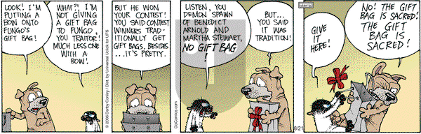 Get Fuzzy on Thursday August 21, 2014 Comic Strip