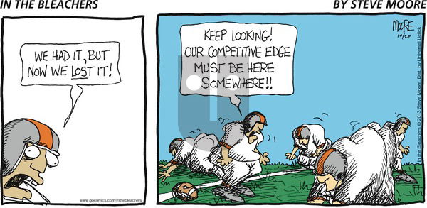 In the Bleachers on Sunday October 20, 2013 Comic Strip