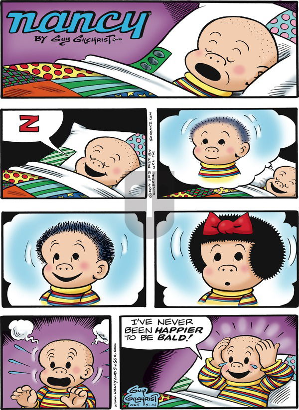 Nancy on Sunday October 5, 2014 Comic Strip