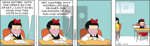 Nancy on Tuesday March 23, 2021 Comic Strip