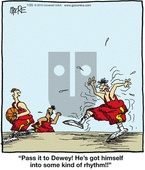 In the Bleachers on Friday January 29, 2010 Comic Strip