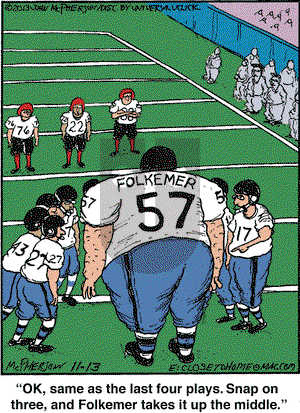 Close to Home on Wednesday November 13, 2013 Comic Strip