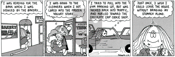 Cathy Classics on Thursday November 4, 1993 Comic Strip