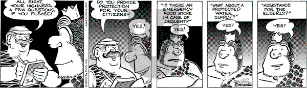 Alley Oop on Friday March 4, 2005 Comic Strip