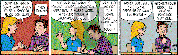 Luann on Saturday March 17, 2012 Comic Strip