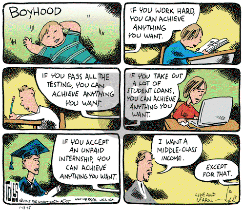 Tom Toles on Tuesday January 13, 2015 Comic Strip