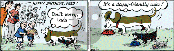 Fred Basset on Monday July 26, 2021 Comic Strip