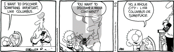 The Buckets on Monday March 5, 2007 Comic Strip
