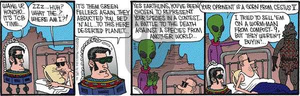Monty on Monday April 19, 2010 Comic Strip