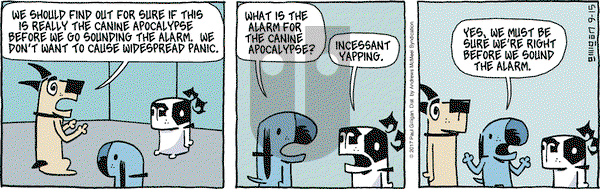 Pooch Cafe on Friday September 15, 2017 Comic Strip