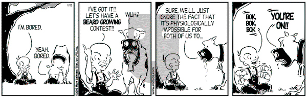 Cow and Boy Classics on Monday September 25, 2006 Comic Strip