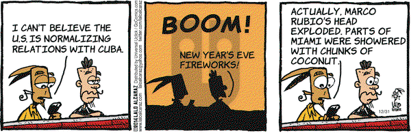La Cucaracha on Wednesday December 31, 2014 Comic Strip