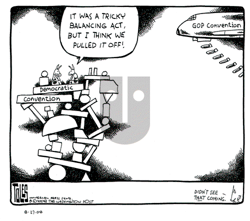 Tom Toles on Wednesday August 27, 2008 Comic Strip