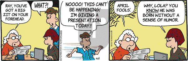 Lola on Wednesday April 1, 2020 Comic Strip