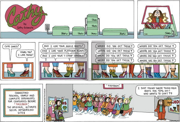 Cathy Classics on Sunday October 4, 2009 Comic Strip