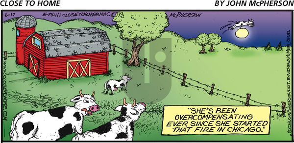 Close to Home on Sunday June 17, 2018 Comic Strip