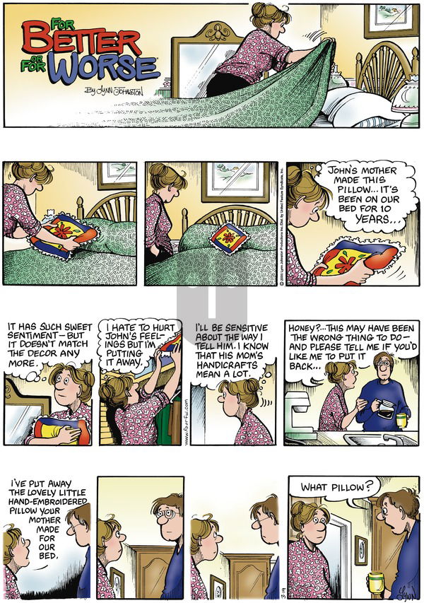 For Better or For Worse on Sunday March 19, 2000 Comic Strip