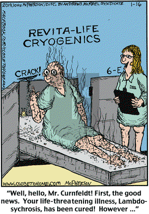 Close to Home on Wednesday January 16, 2019 Comic Strip